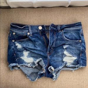 American Eagle High Rise Shortie- super stretch
